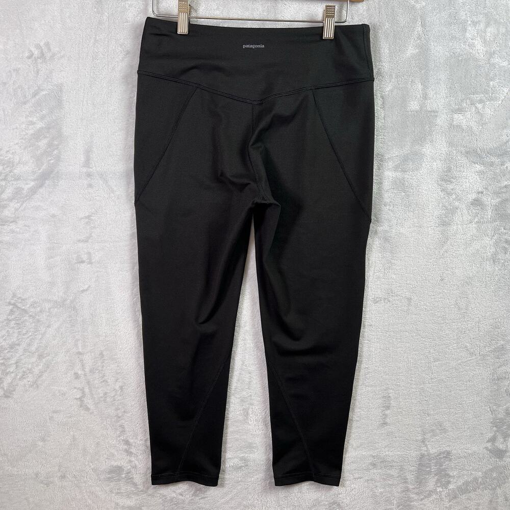 Patagonia Leggings Women's Medium‎ Black Athletic Outdoor Hiking Workout Stretch